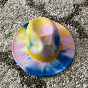 Tie dye fedora (Brand new)